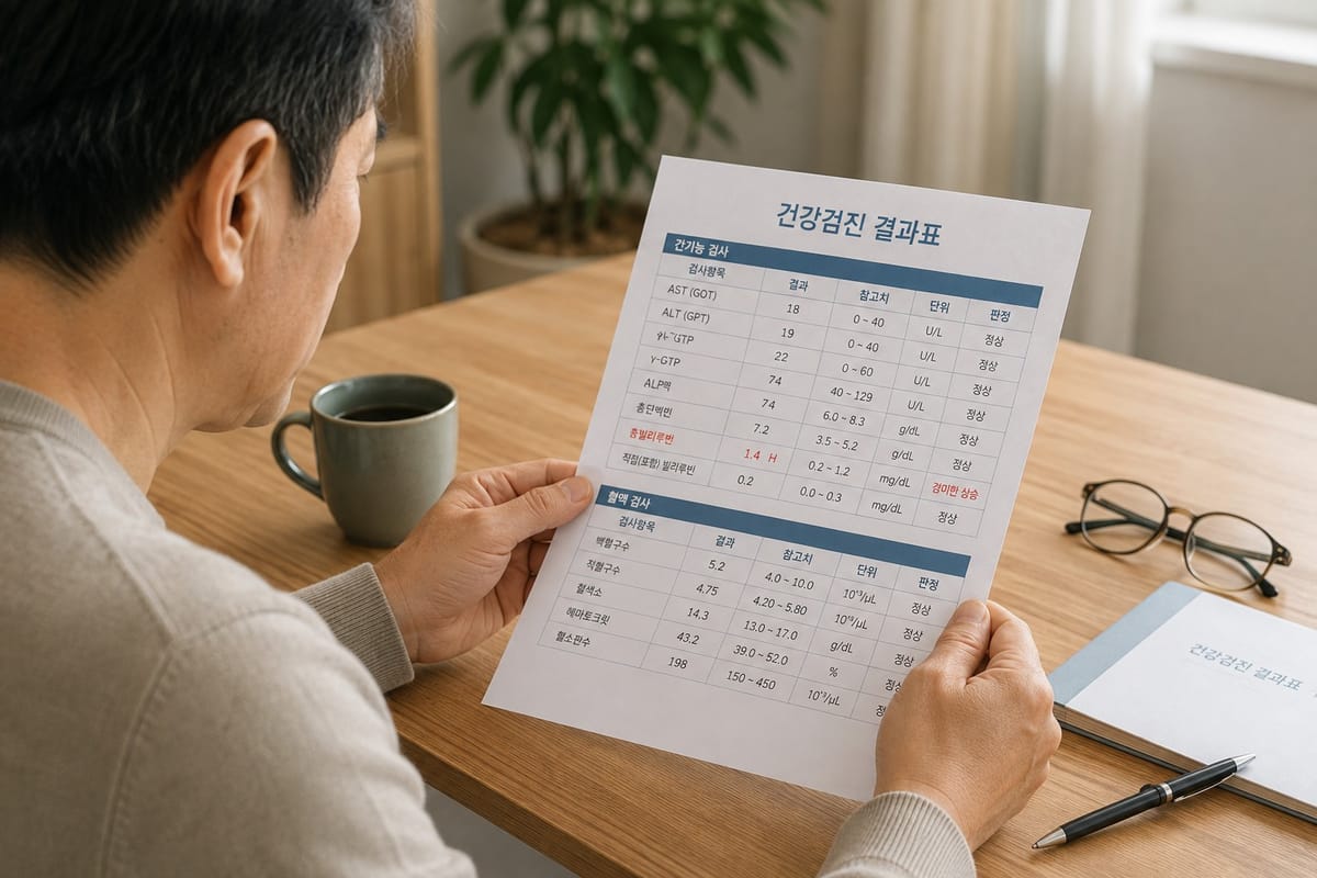 빌리루빈 1.4면 간이 나쁜 건가요 — 빌리루빈 수치 보는 법과 정상 범위